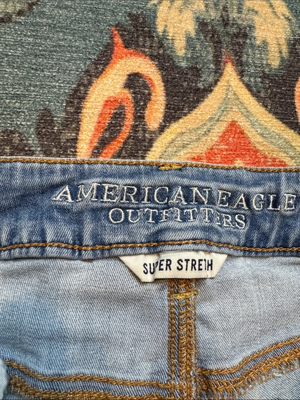 American Eagle Outfitters Light Wash Denim Jean Shorts